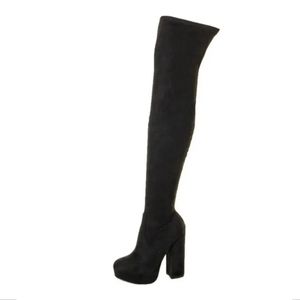 Steve Madden Sofia platform over the knee boots
